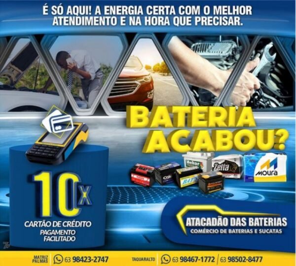 Bateria Automotiva Moura - 45 amperes