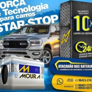 Bateria Automotiva Moura - 80 amperes